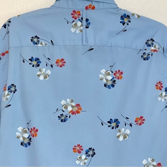 Banana Republic Floral Luxe Poplin Top Size Large - Picture 6 of 11